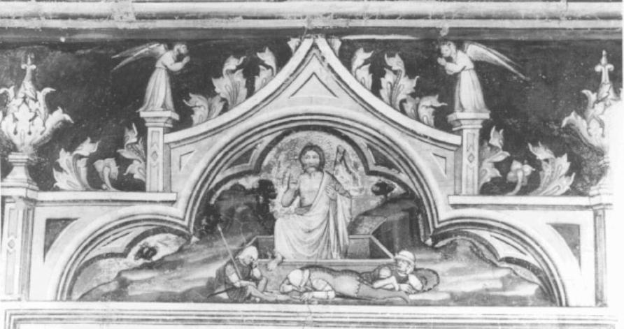resurrezione di Cristo (dipinto) di Altichiero (scuola) (sec. XIV)