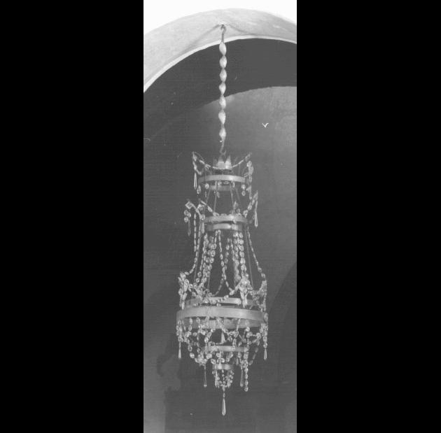 lampadario - ambito veneto (secc. XIX/ XX)