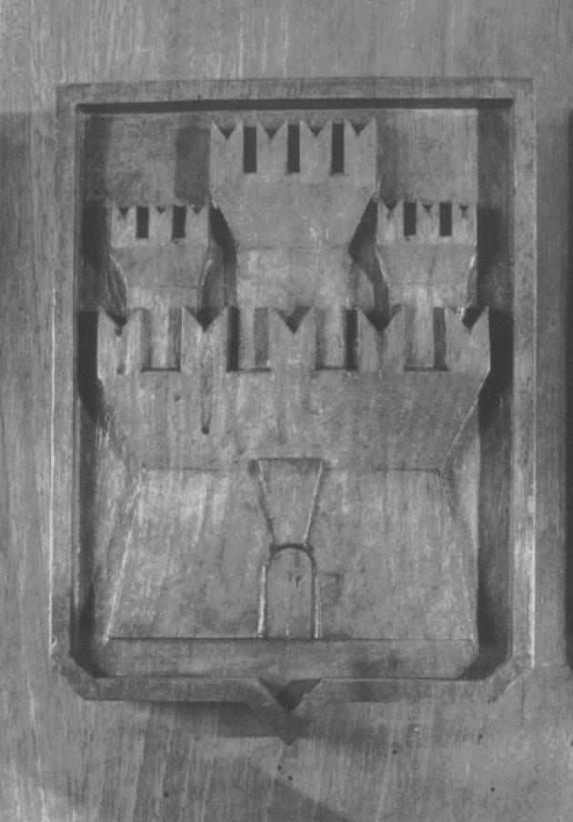 stemma comunale di Gorizia (rilievo) di Ponti Gio, Polidoro Eligio (sec. XX)