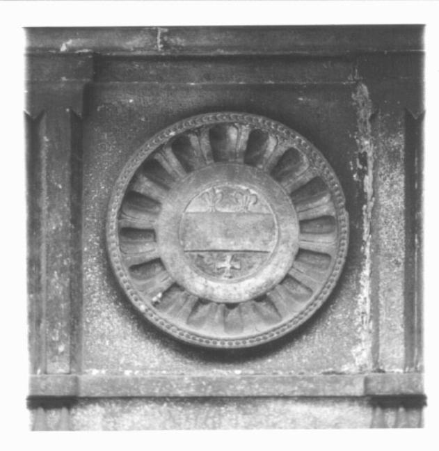 stemma gentilizio della famiglia Dandolo (rilievo) - ambito veneto (sec. XVI)