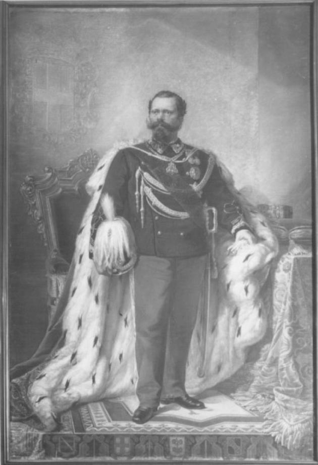 ritratto di re Vittorio Emanuele II (dipinto) di Astolfi Achille (sec. XIX)