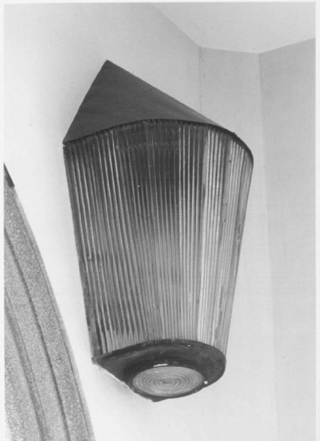 lampada - a muro - bottega muranese (sec. XX)