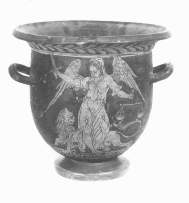 allegoria della Giustizia (vaso) di Gualtiero Padovano Detto Gualtieri Dell'arzere (attribuito) (sec. XVI)