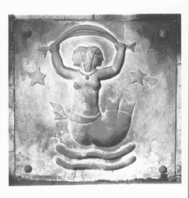 Sirena bifronte (rilievo) di Ponti Gio (attribuito) (sec. XX)