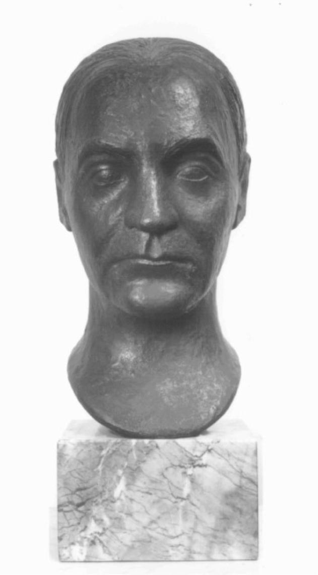 busto ritratto del professor Arturo Cronia (scultura) di De Buzzaccarini Augusta detto Galastena (sec. XX)