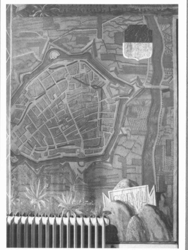 Pianta di Crema (dipinto) di Fornasetti Pietro (sec. XX)