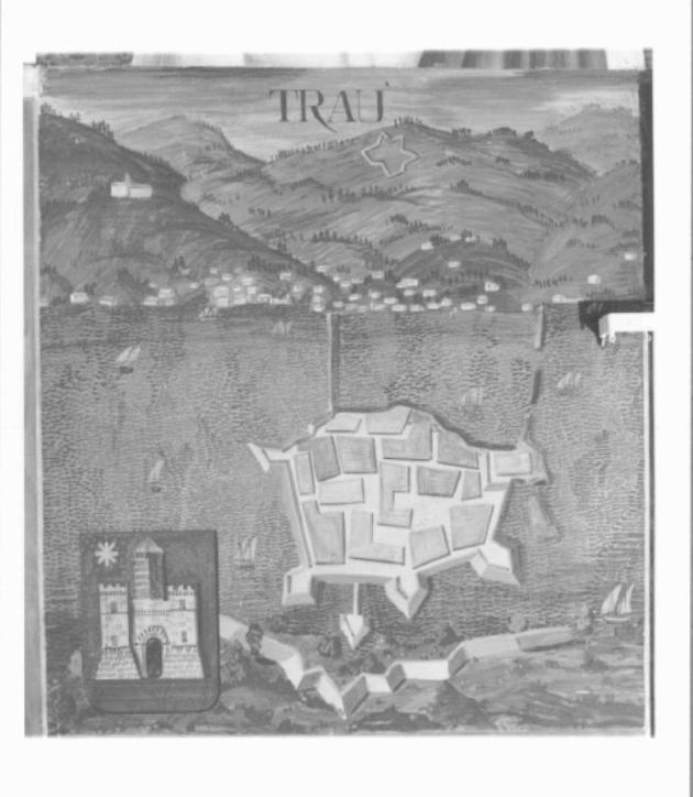 Pianta di traù (dipinto) di Fornasetti Pietro (sec. XX)