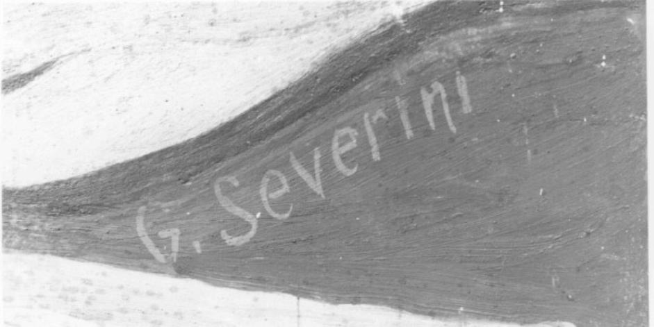 Collegio dei dottori padovani rende parere alla Serenissima (dipinto) di Severini Gino (sec. XX)