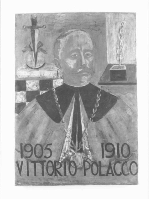 ritratto del rettore Vittorio Polacco (dipinto) di Santomaso Giuseppe Detto Bepi Sanso (sec. XX)