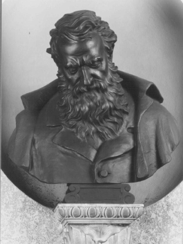 busto ritratto di Nicolò Tommaseo (scultura) di Cannella Renzo - ambito veneto (sec. XX)