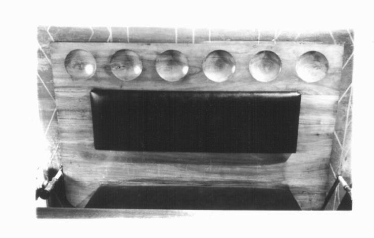 schienale di Ponti Gio (sec. XX)