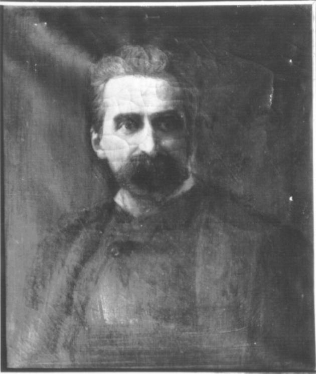 ritratto del professor Giuseppe Guerzoni (dipinto) di Caratti Augusto - ambito padovano (ultimo quarto sec. XIX)