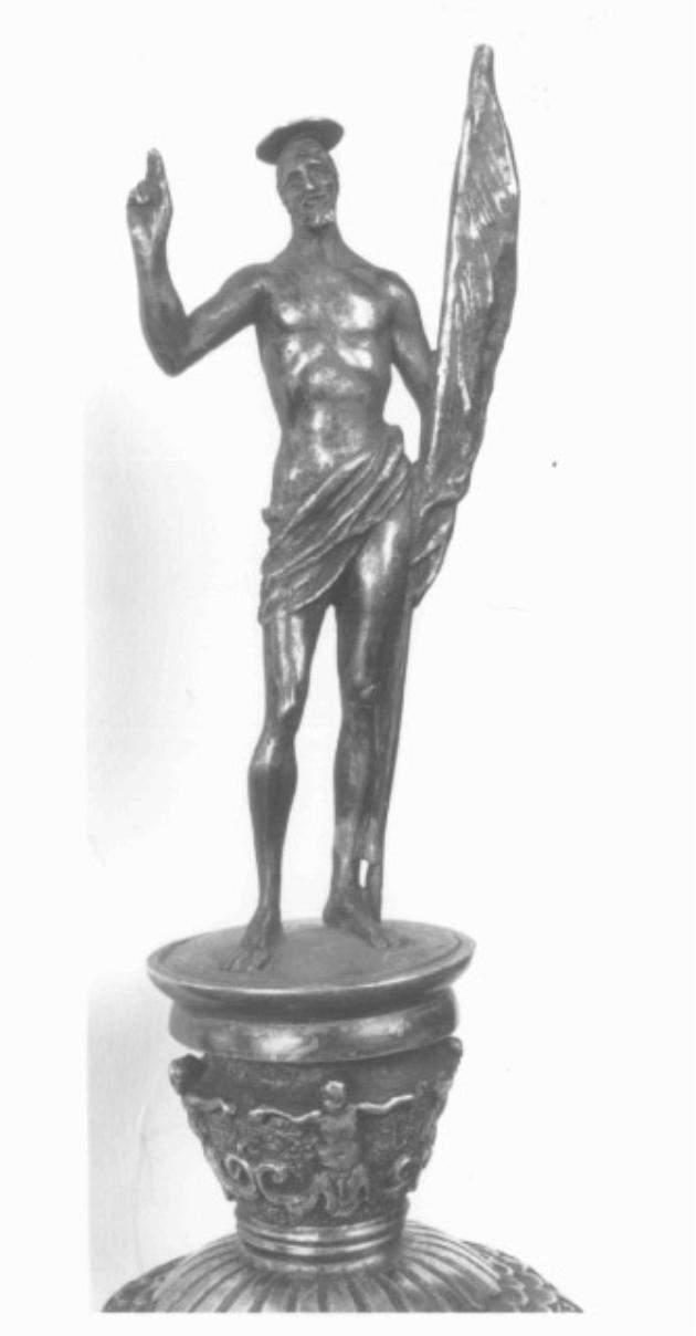 Cristo redentore (statuetta) di Bellotto Eugenio - ambito veneto (sec. XX)