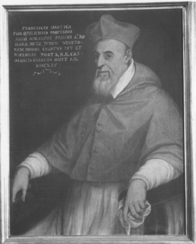 ritratto del cardinale Francesco Mantica (dipinto) - ambito veneto (sec. XVII)