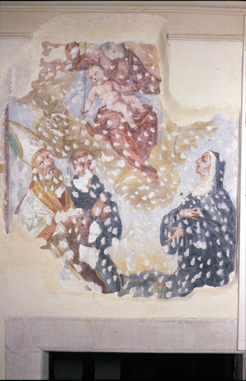 Madonna di Gloria con Santi (dipinto) - manifattura veneta (fine sec. XVIII)