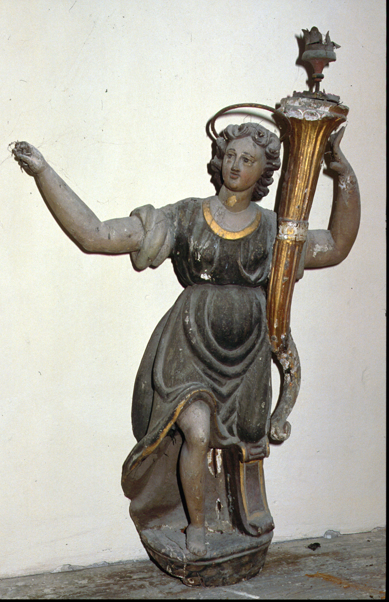 candelabro - a statua - bottega veneta (sec. XIX)