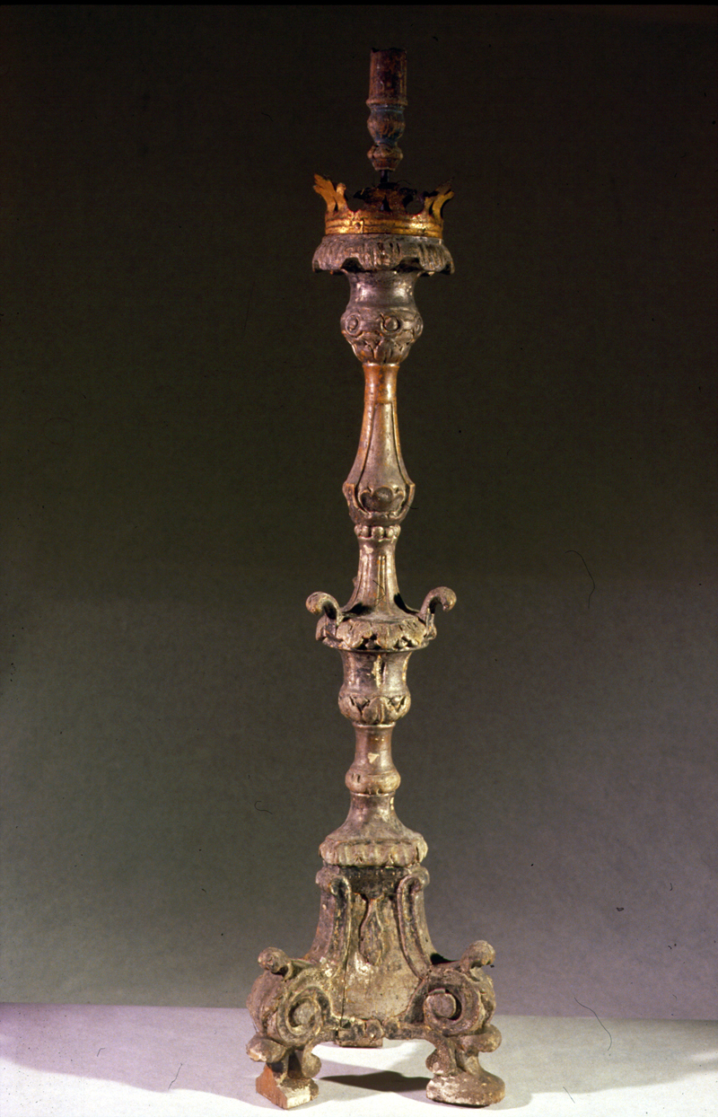 candeliere d'altare - bottega veneta (sec. XVIII)