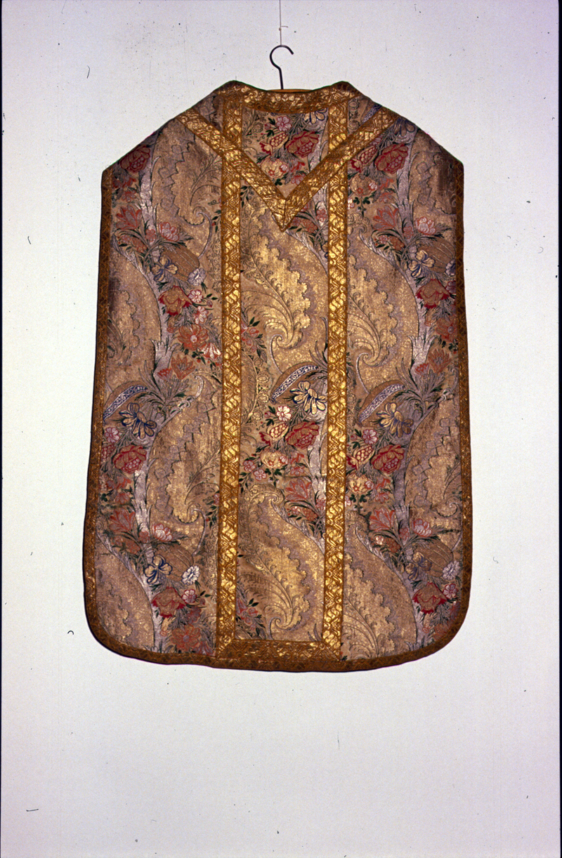 pianeta, elemento d'insieme - bottega veneta (prima metà sec. XVIII)