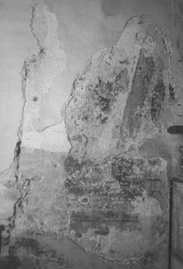 dipinto, frammento di Tommaso Da Modena (cerchia) - ambito veneto (secc. XIV/ XV)