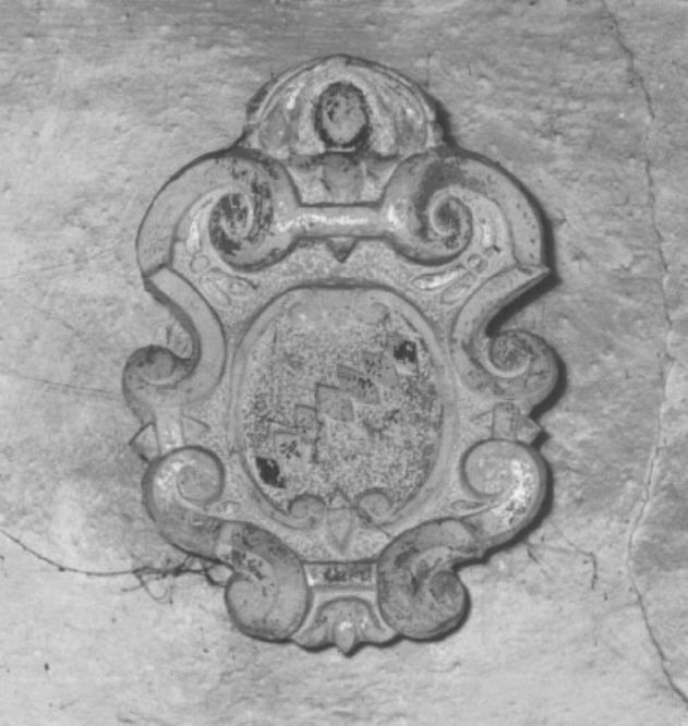 stemma (decorazione plastica) - ambito bellunese (secc. XVII/ XVIII)