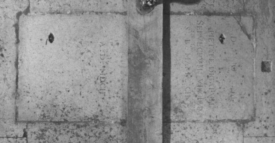 lapide tombale - manifattura veneta (sec. XVII)