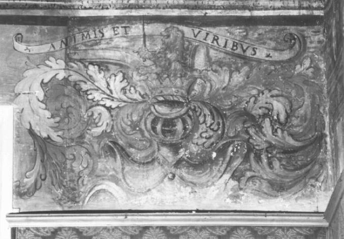 stemma gentilizio (dipinto) - ambito feltrino (sec. XVII)
