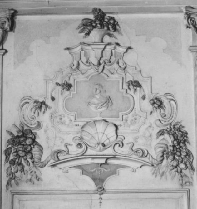 motivi decorativi geometrici e vegetali (decorazione plastica) - ambito feltrino (sec. XVIII)