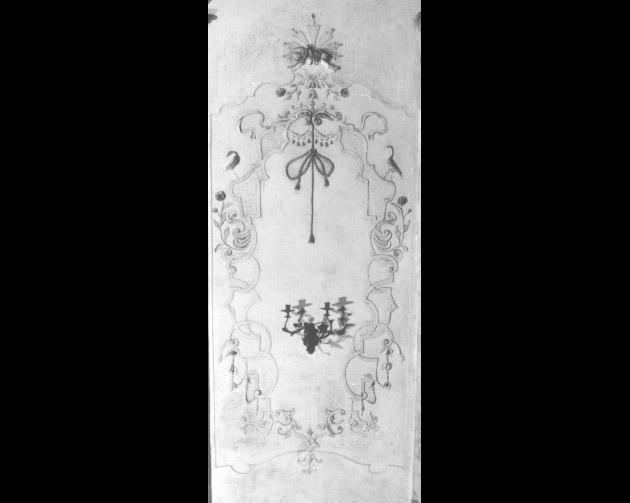 motivi decorativi geometrici e vegetali (decorazione plastica) - ambito feltrino (sec. XVIII)
