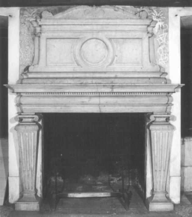 mostra di camino - ambito veneto (seconda metà sec. XVIII)