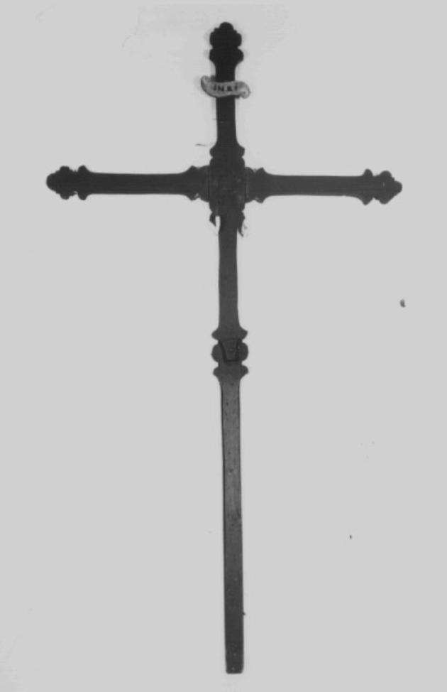 croce portatile - produzione feltrina (sec. XX)