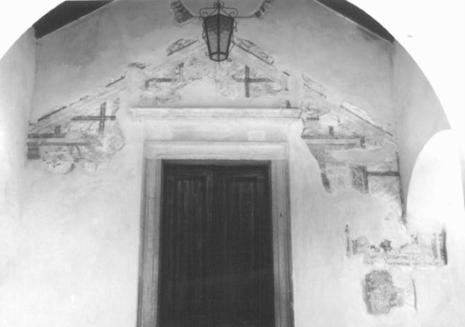 motivi architettonici (dipinto) - ambito veneto (primo quarto sec. XVI)