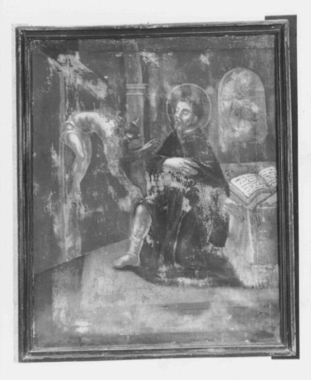 Cristo crocifisso appare a San Dionisio (dipinto) di Dal Pozzo Paolo (cerchia) (sec. XVII)
