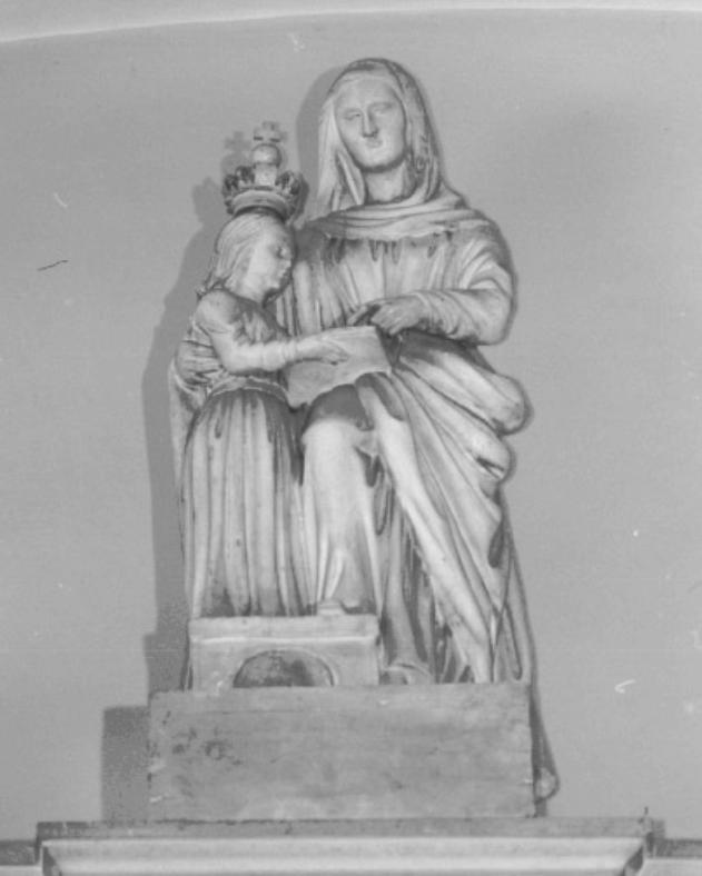 educazione di Maria Vergine (statua) - produzione feltrina (sec. XIX)