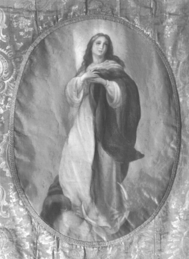 Madonna Immacolata (decorazione pittorica) - manifattura feltrina (secc. XIX/ XX)