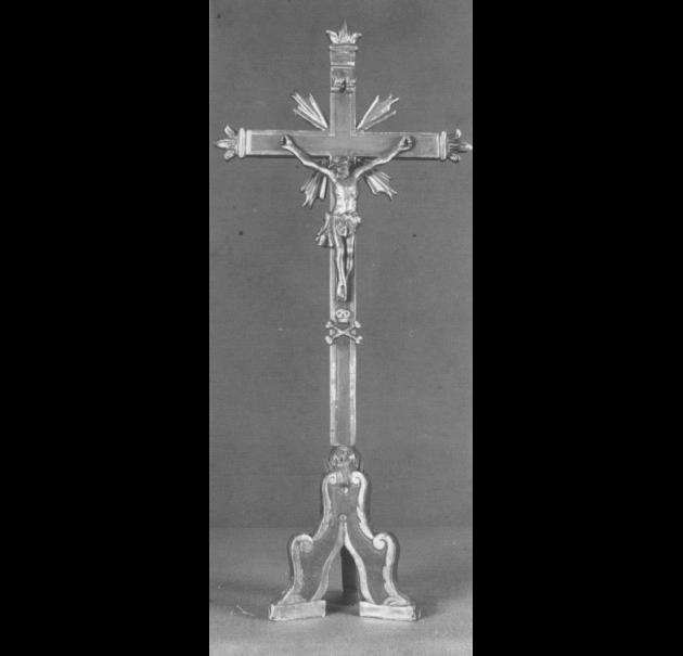 croce d'altare - manifattura feltrina (seconda metà sec. XIX)