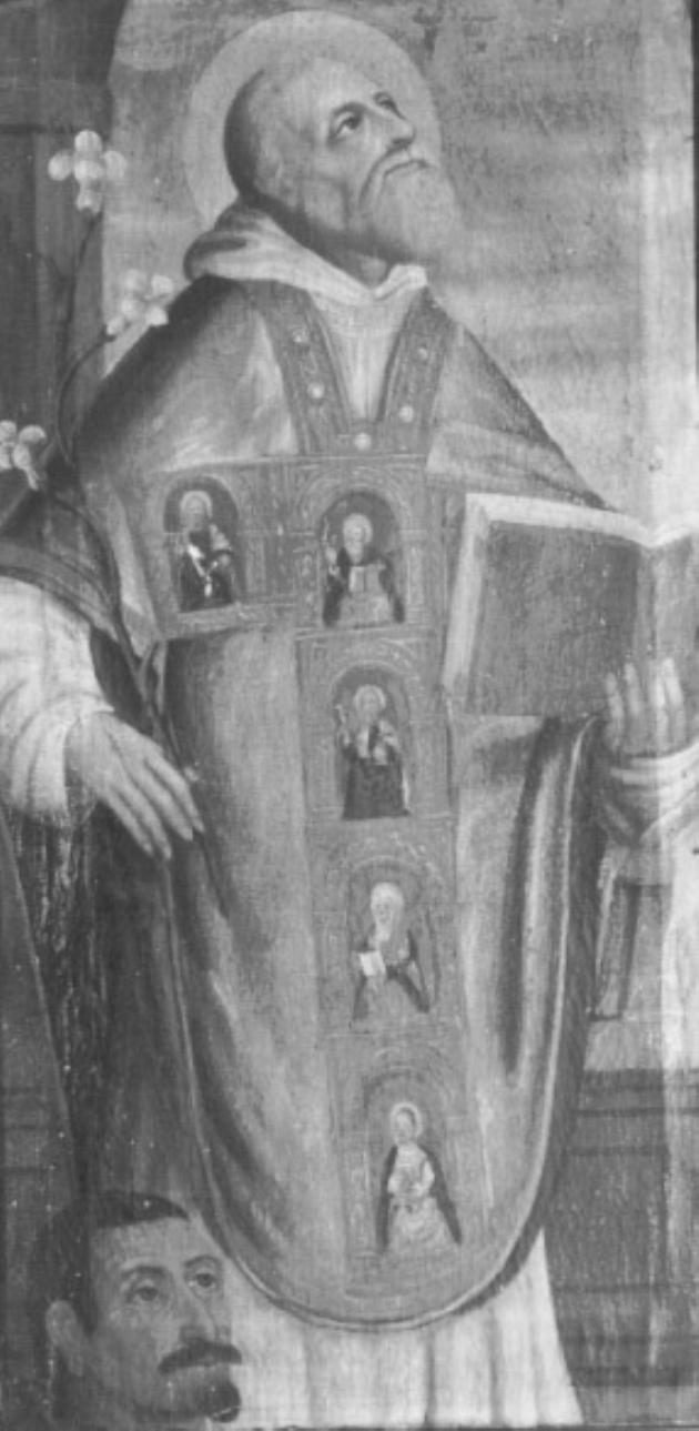 santo prelato e devoto (dipinto) - ambito feltrino (sec. XIX)