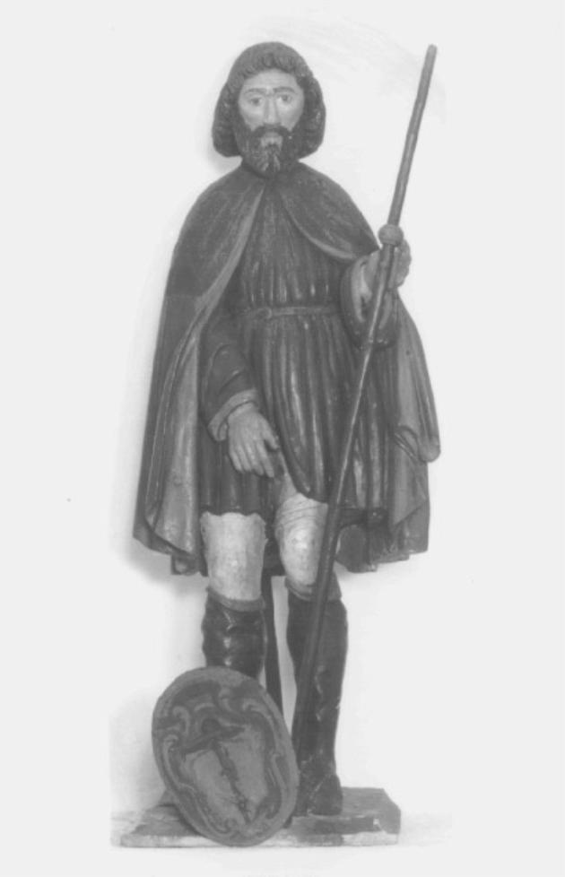 San Rocco (statua) - ambito bellunese (seconda metà sec. XVII)