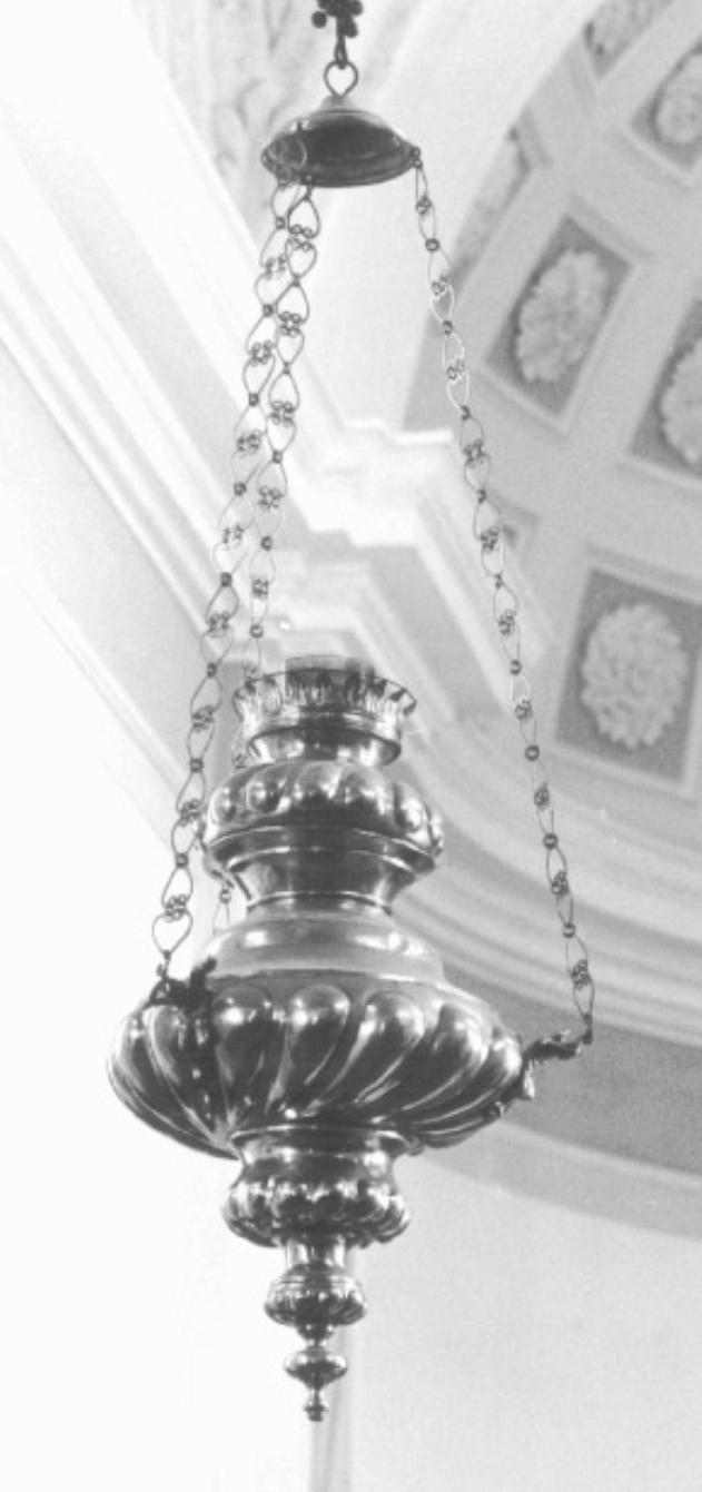 lampada pensile - produzione veneta (seconda metà sec. XIX)