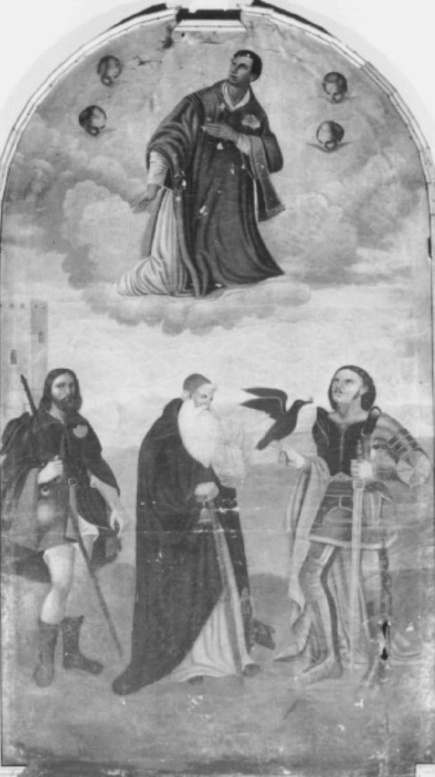 santo Stefano e Santi (dipinto) - ambito feltrino (prima metà sec. XVII)