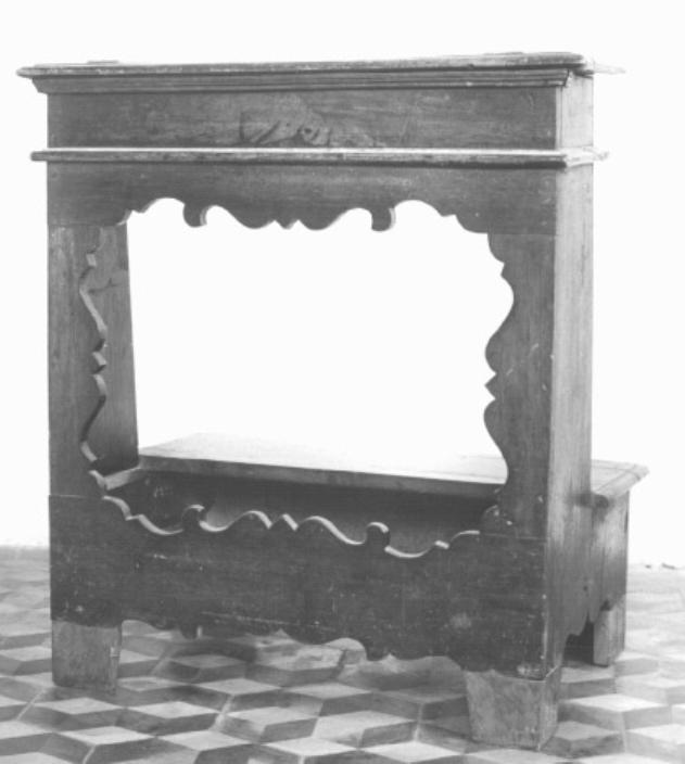 inginocchiatoio - ambito bellunese (sec. XIX)