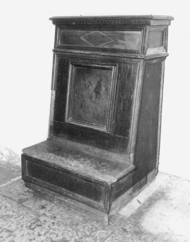 inginocchiatoio - ambito veneto (seconda metà sec. XIX)