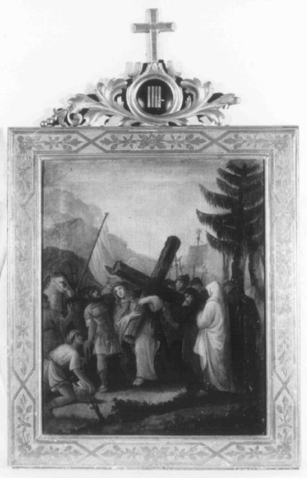 stazione IV: Gesù incontra la Madonna (stampa) - ambito veneto (sec. XVIII)