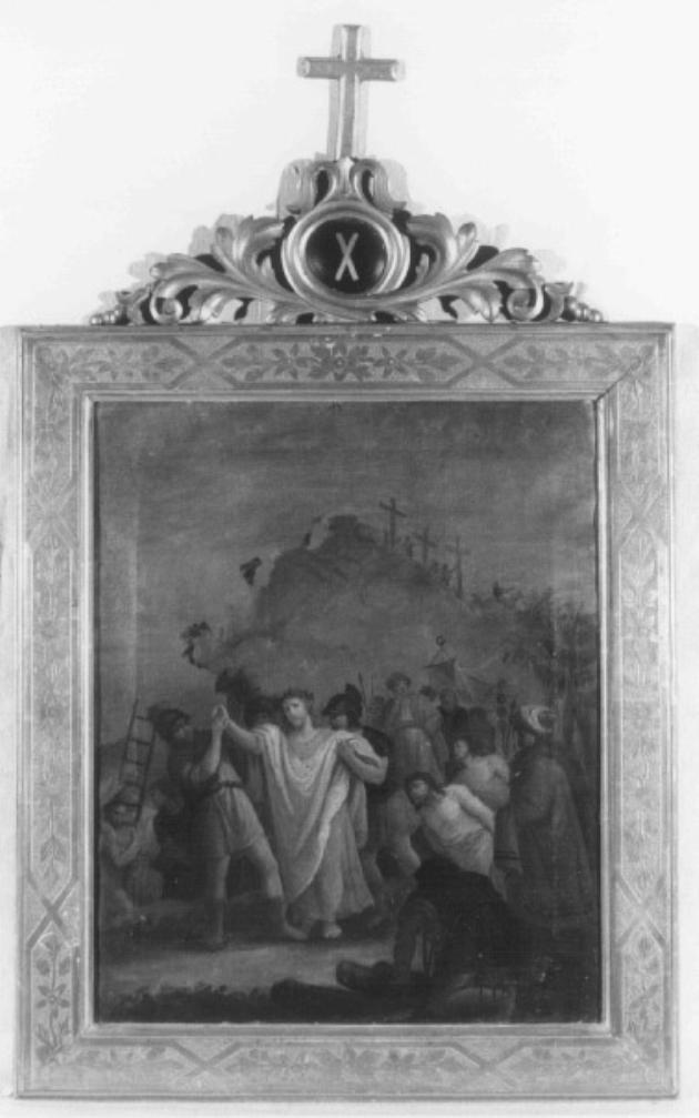 stazione X: gesù spogliato e abbeverato di fiele (stampa) - ambito veneto (sec. XVIII)