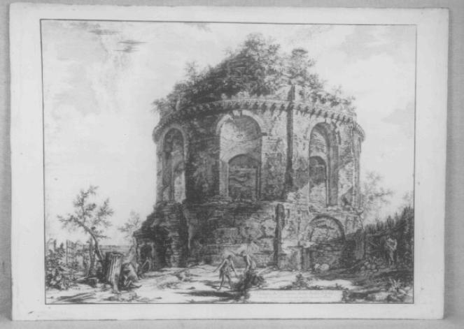 rovine (stampa) - ambito veneto (seconda metà sec. XVIII)