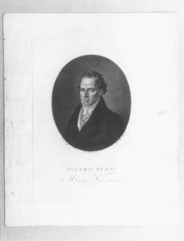 ritratto di Pietro Pezzi (stampa) - ambito veneto (sec. XIX)