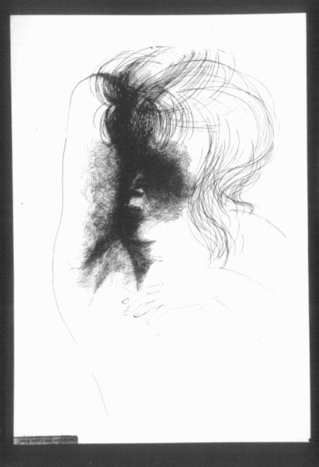 ritratto femminile (stampa) di Greco Emilio (sec. XX)