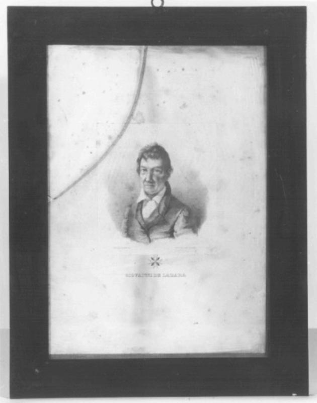 ritratto di Giovanni De Lazara (stampa) - ambito veneto (sec. XIX)