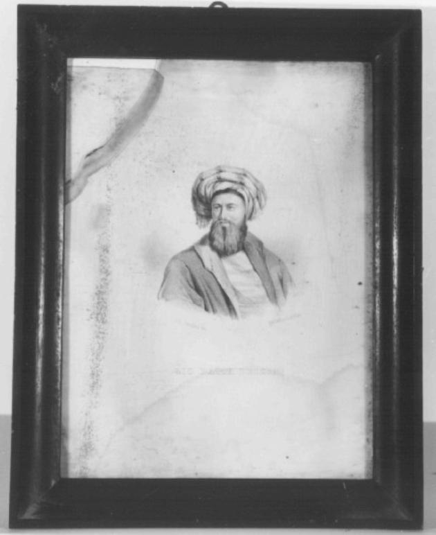 ritratto di Giovanni Battista Belzoni (stampa) - ambito veneto (prima metà sec. XIX)