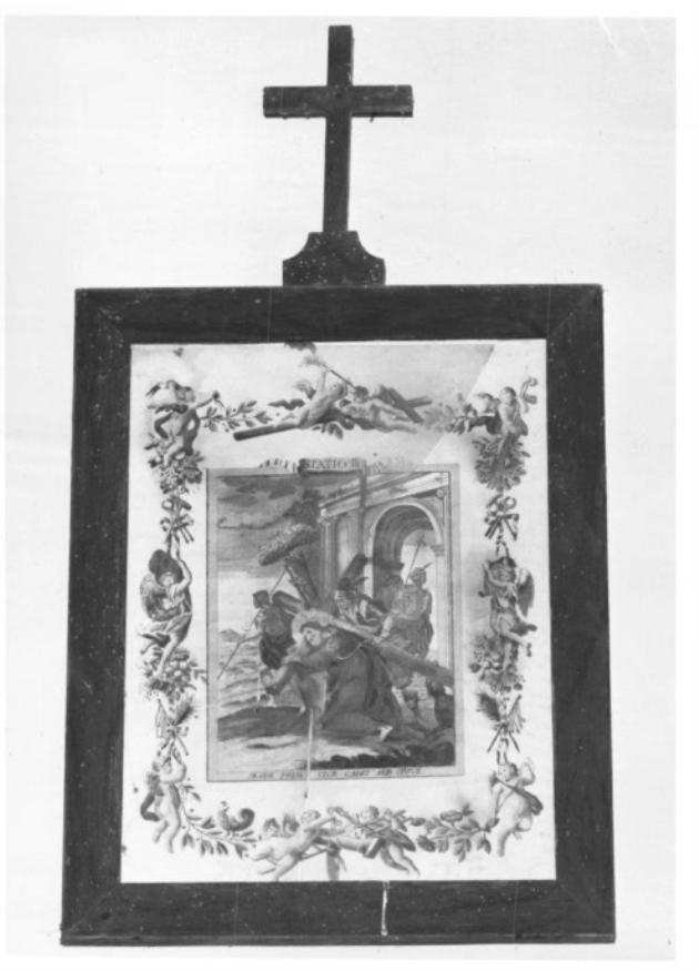 Via Crucis (stampa colorata a mano smarginata, serie) - ambito veneto (sec. XVIII)