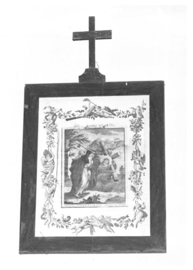 stazione III: Gesù cade sotto la croce la prima volta (stampa) - ambito veneto (sec. XVIII)